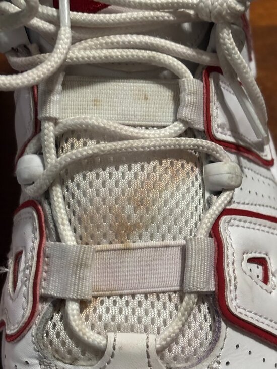 Nike Air Uptempo Shoes 921948-102 Size 8 White Varsity Red Mens main image 11